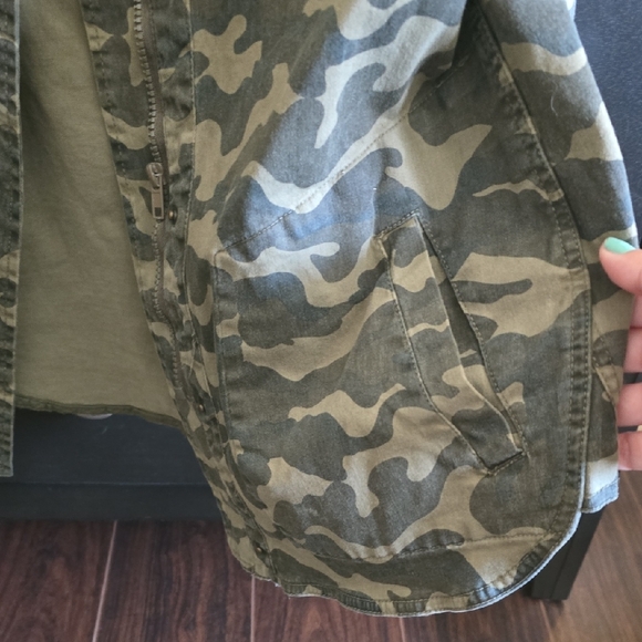 Altar'd State Green Camouflage Jacket - Picture 6 of 8